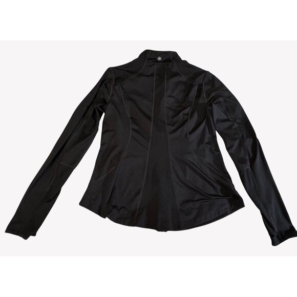 Tek Gear Womens Size L Dry Tek Full Zip Black Athletic Track Running Jacket - Picture 2 of 7
